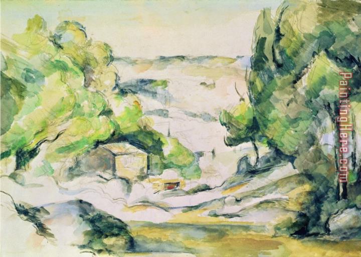 Paul Cezanne Countryside in Provence